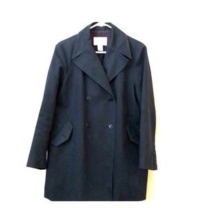 OSCAR Navy blue pea coat
